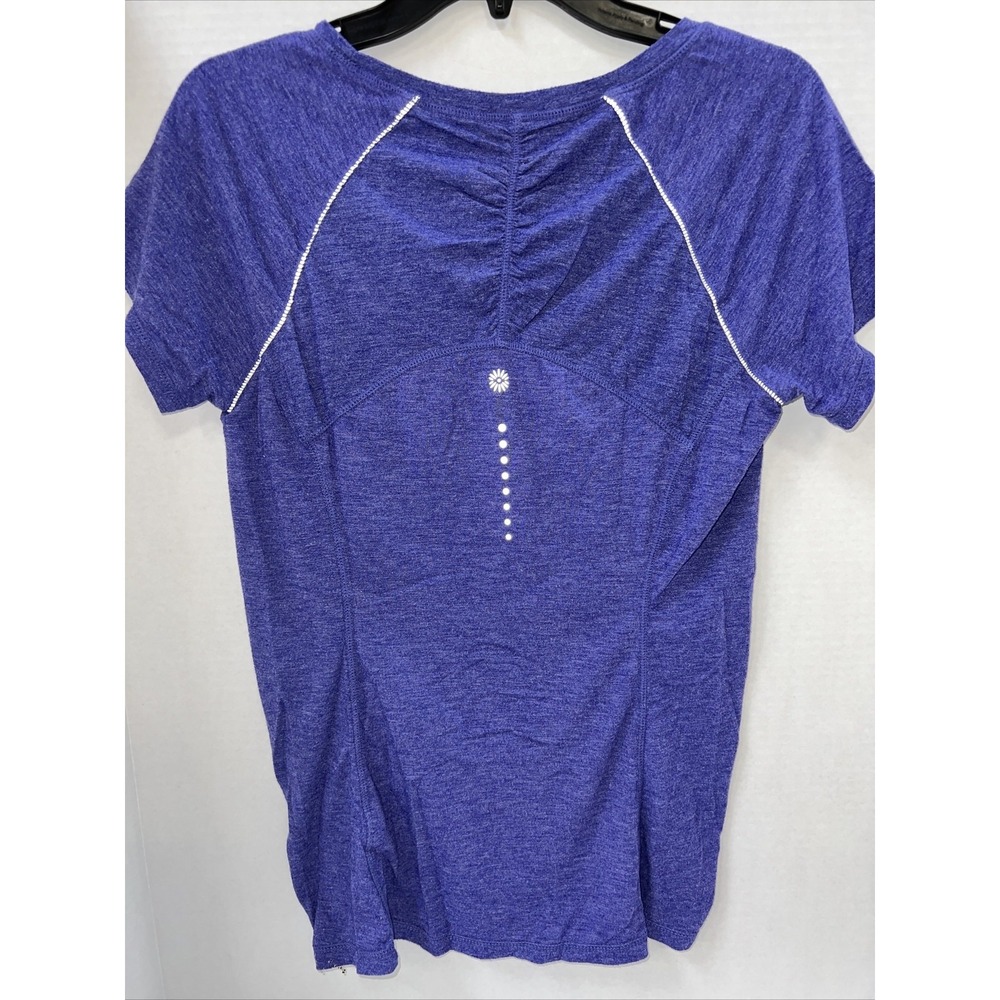 Tangerine Woman's Purple Short Sleeve Active Tee Shirt Size S - Picture 2 of 3